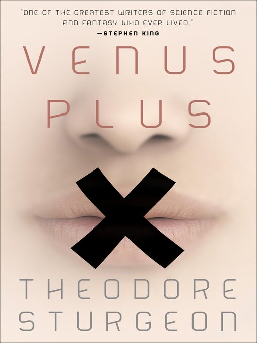 Book jacket for Venus plus x